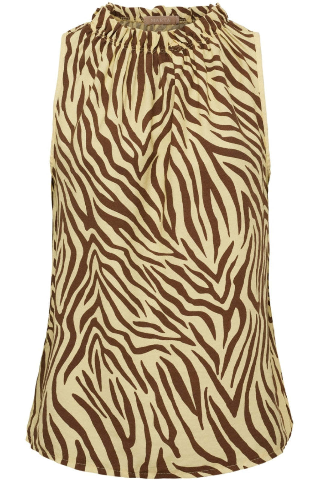 Marta Du Chateau - Mdclucina Top 2319 Zebra - Yellow