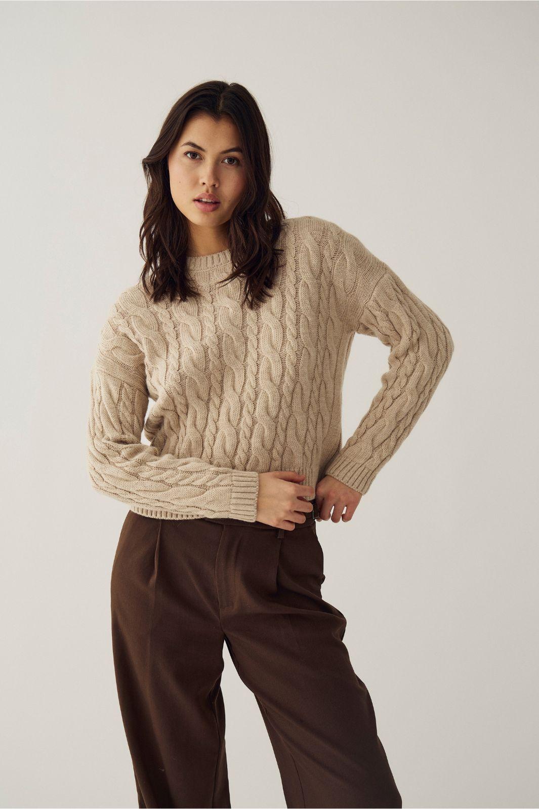 Noella - N-Morgana Knit 16820001 - 1526 - Beige Melange