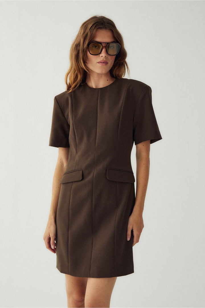 Noella - N-Myriam Dress 16750003 - 674 - Chocolate