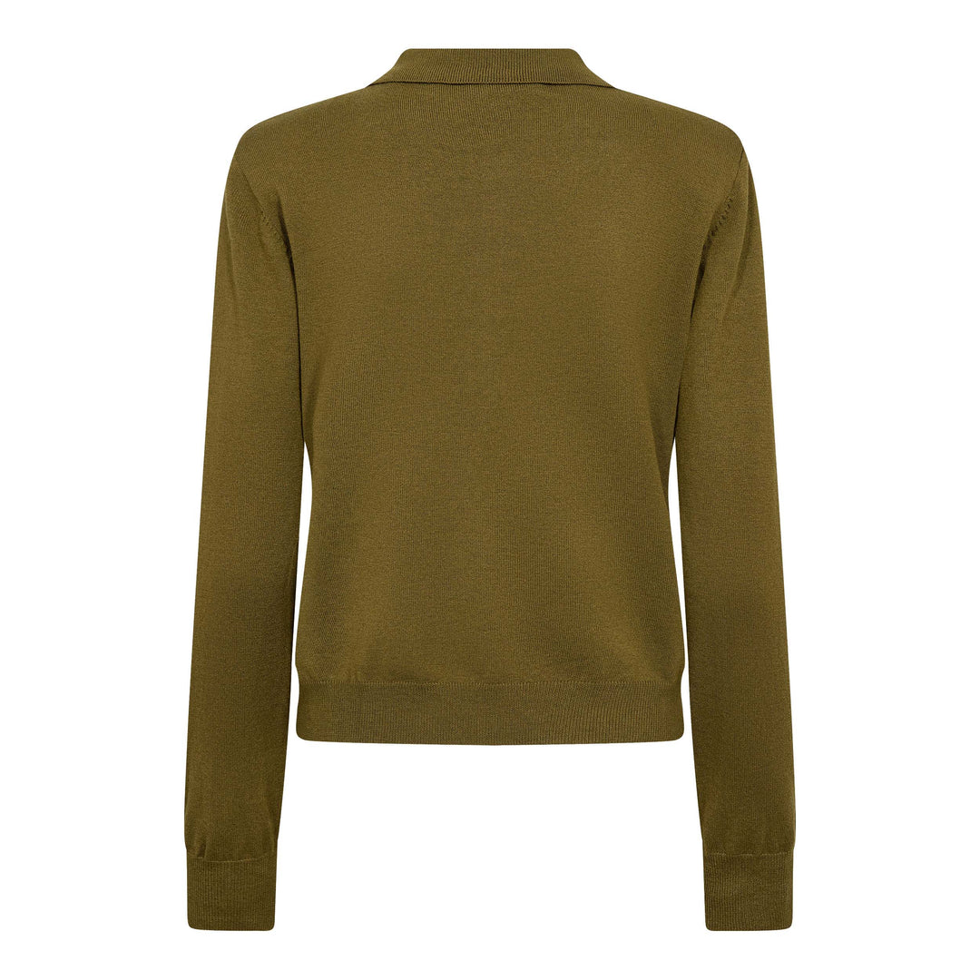 Co´Couture - Corycc Padded Polo Knit 500212 - 60007 - Fern Green