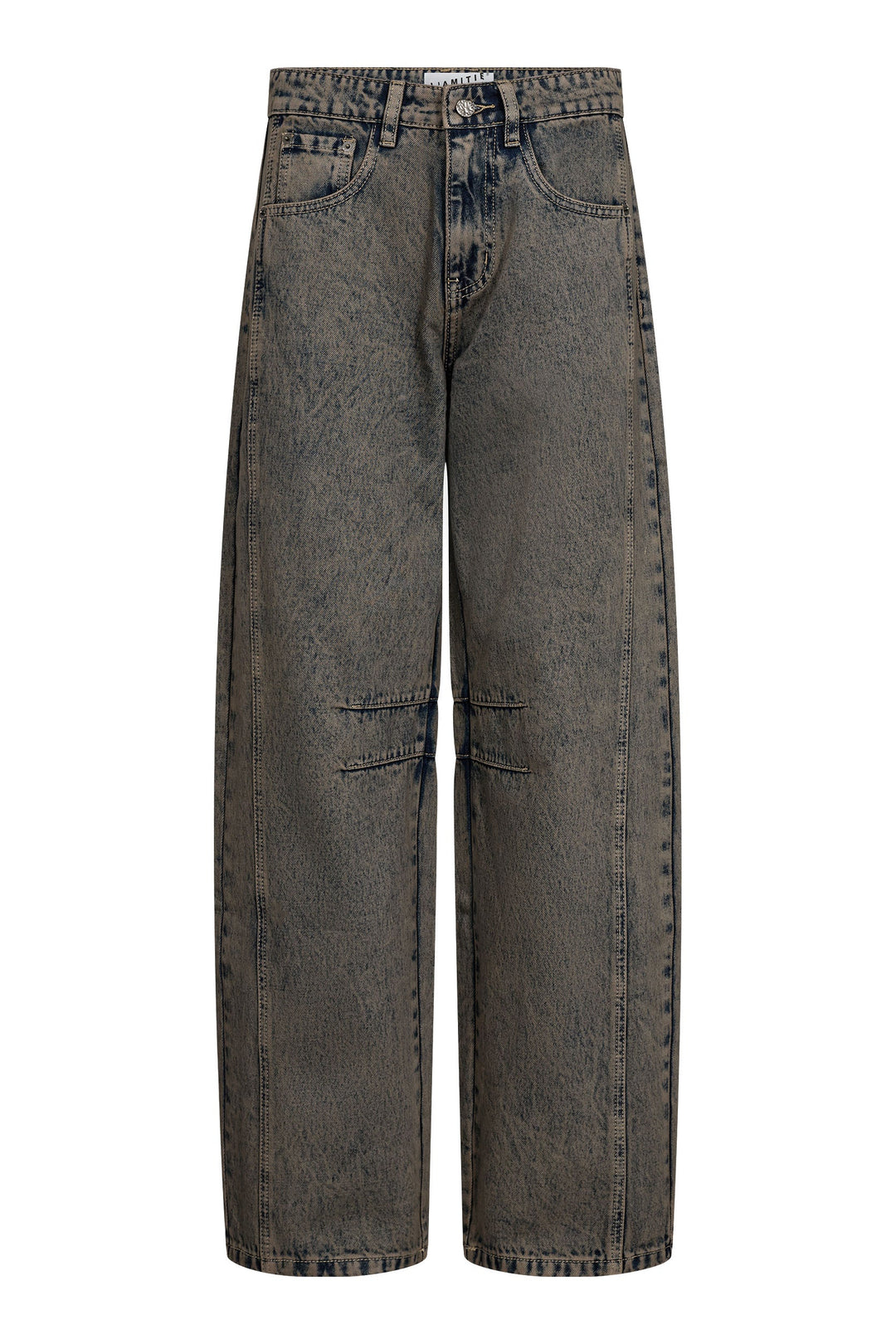 Haute L'Amitié - Drew Barrel Panel Jeans HL10848 - Mocca