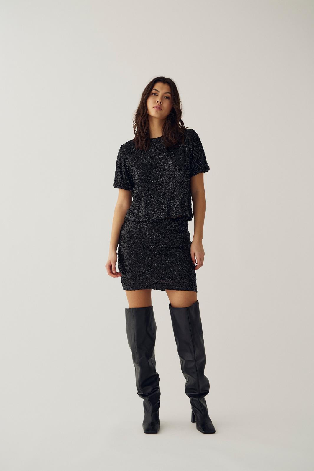 Noella - N-Mera Ss Top 11670009 - 004 - Black