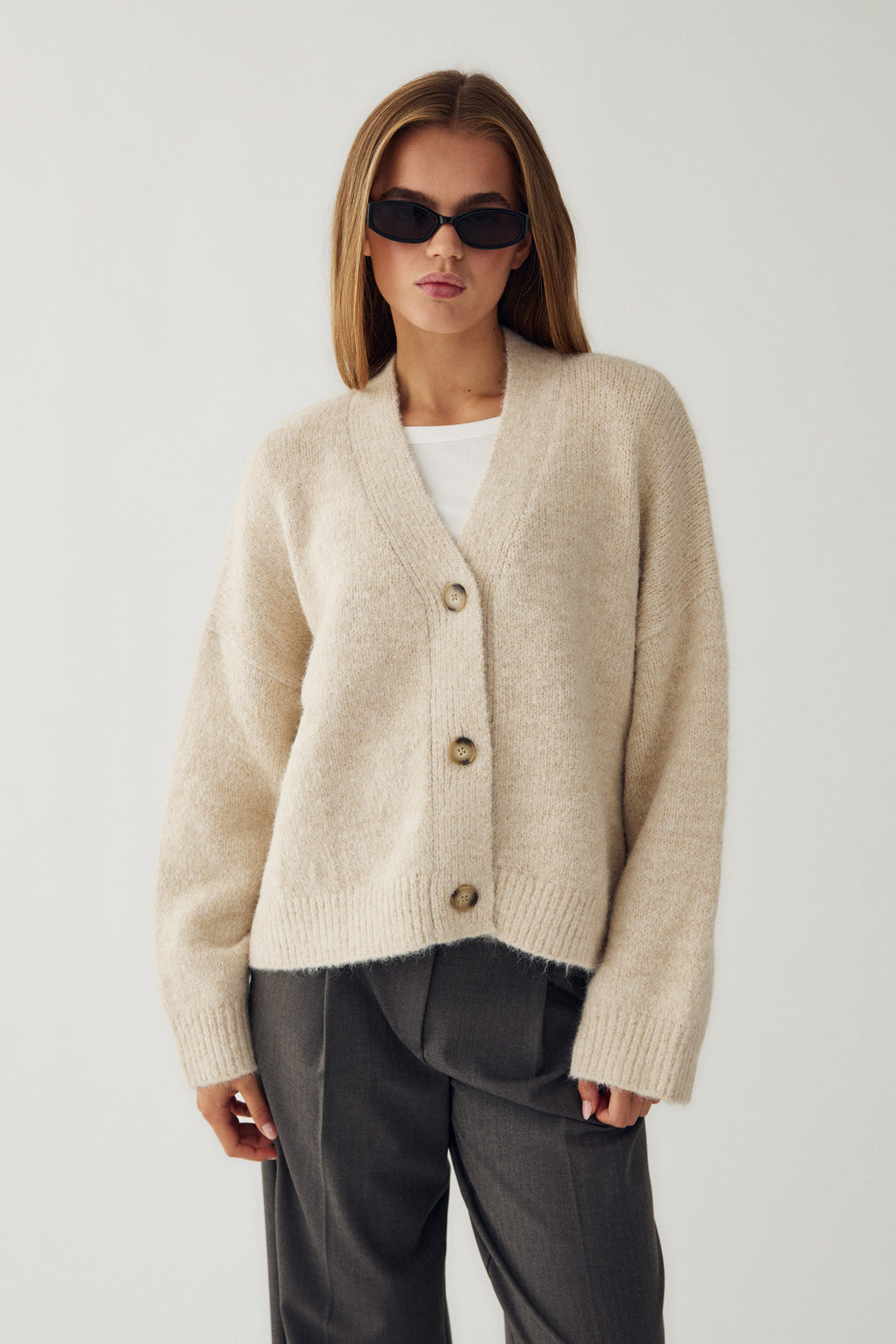 Noella - N-Laiana Knit Cardigan 16100001 - 023 - Beige