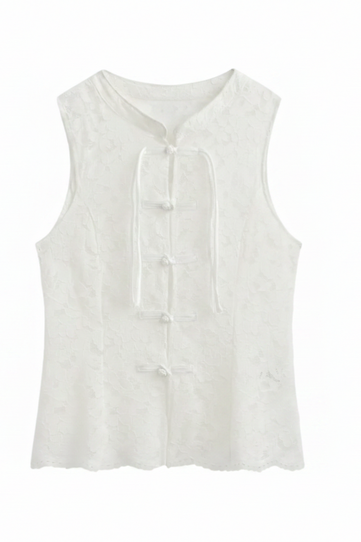 A-Bee - Vesper Top - White