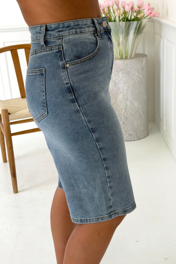 A-Bee - Bruna Short - Light Blue Shorts 