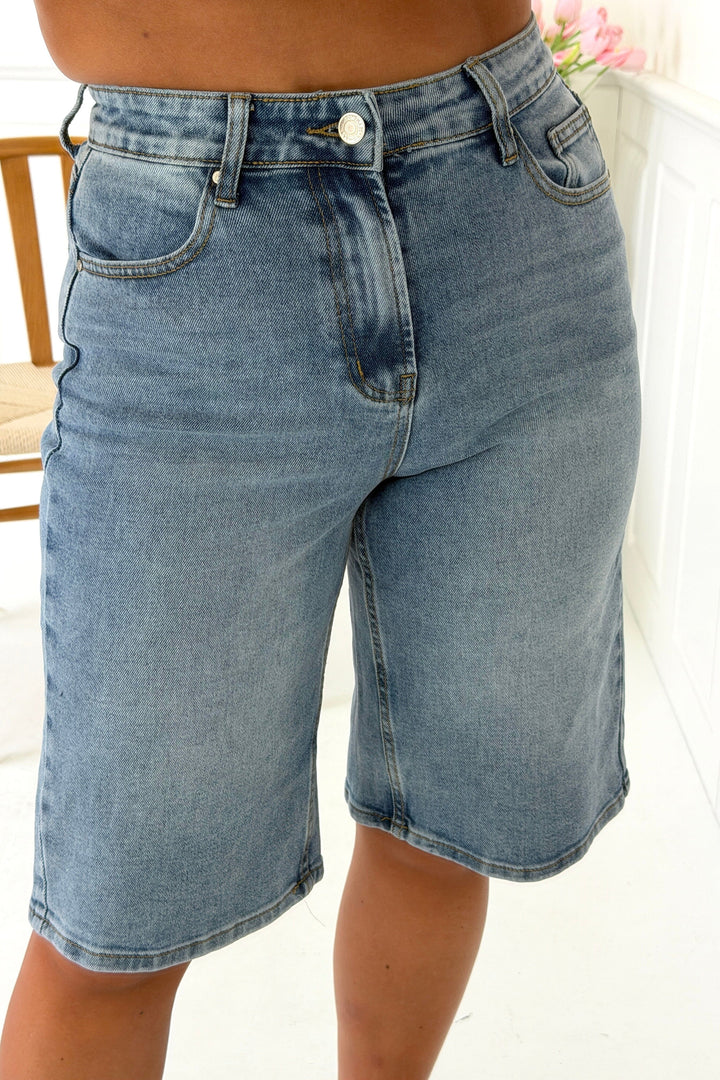 A-Bee - Bruna Short - Light Blue Shorts 