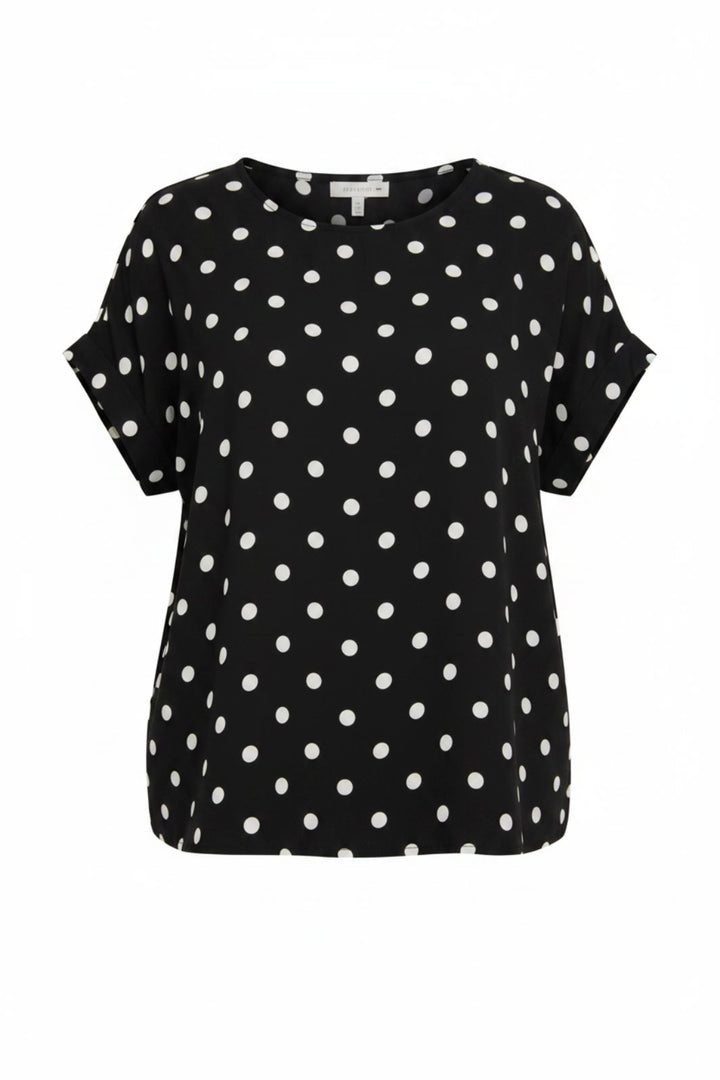 A-Bee - Delara Blouse - Black Bluser 