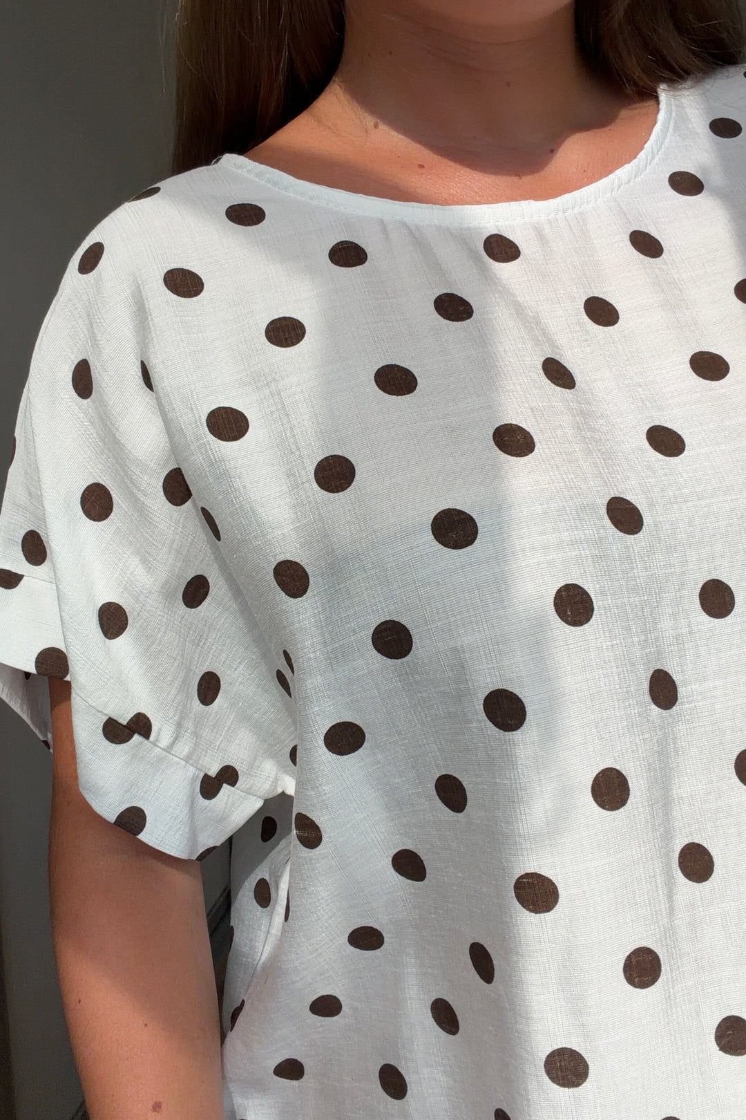 A-Bee - Delara Blouse - White Bluser 