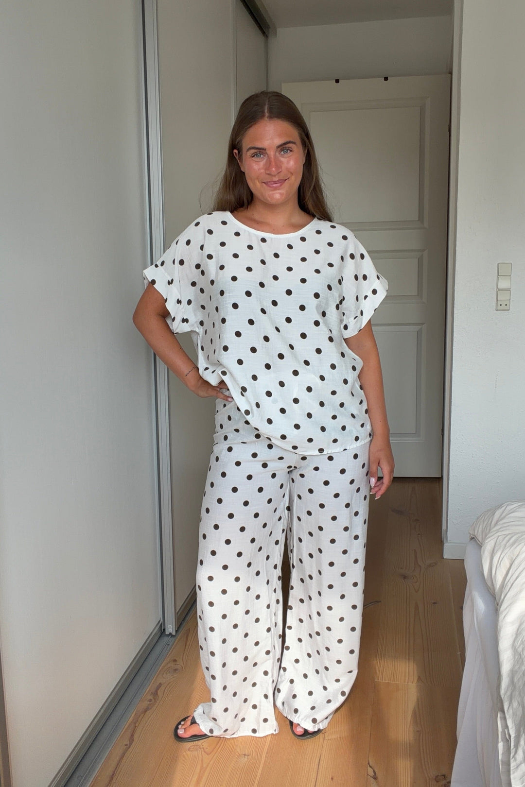 A-Bee - Delara Blouse - White Bluser 