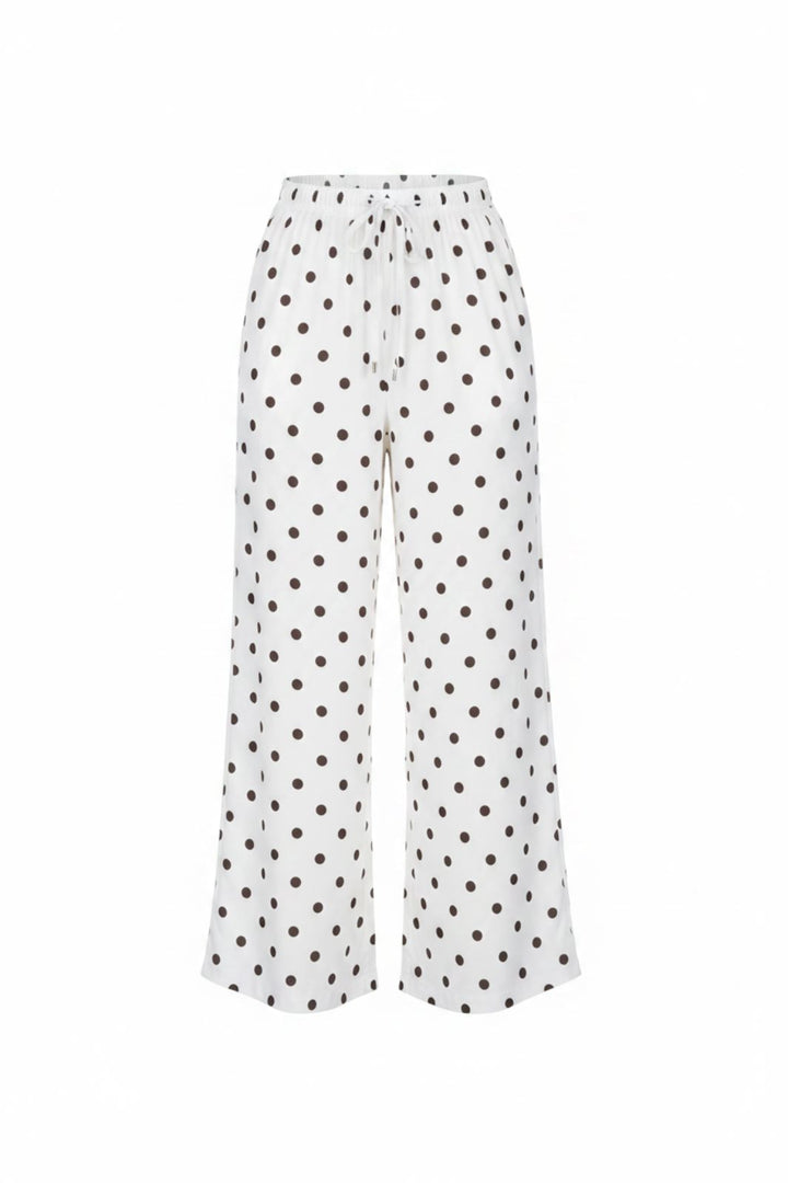 A-Bee - Delara Pants - White Bukser 