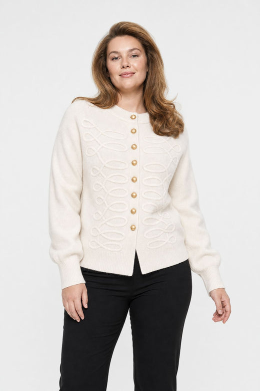 CE_IMG - A-Bee - Honora Cardigan - Ecru
