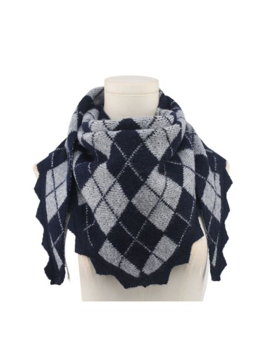 A-Bee - Inaya Scarf - Navy Tørklæder 