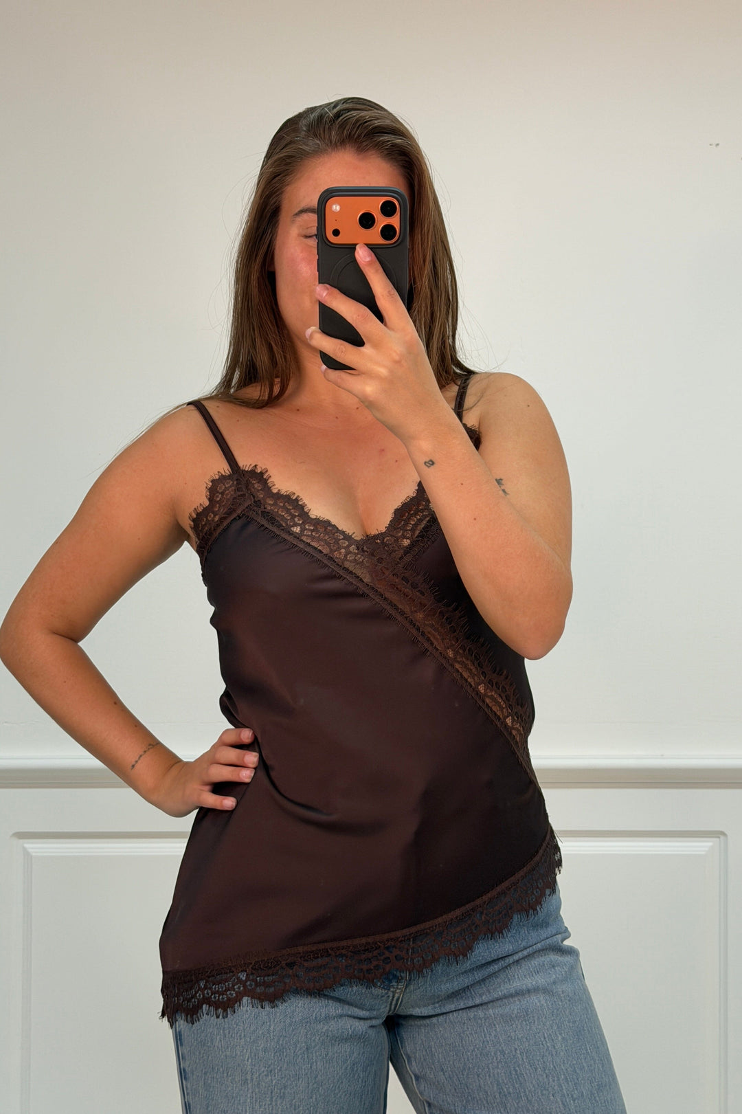 A-bee - Ivanka Top - Chocolate Toppe 