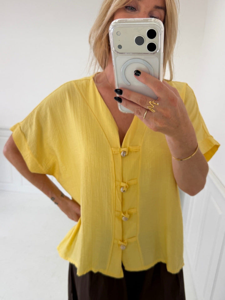 A-Bee - Lyra Shirt - Yellow Skjorter 