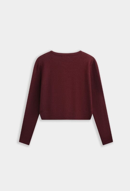 A-bee - Summer Cardigan - Burgundy Cardigans 