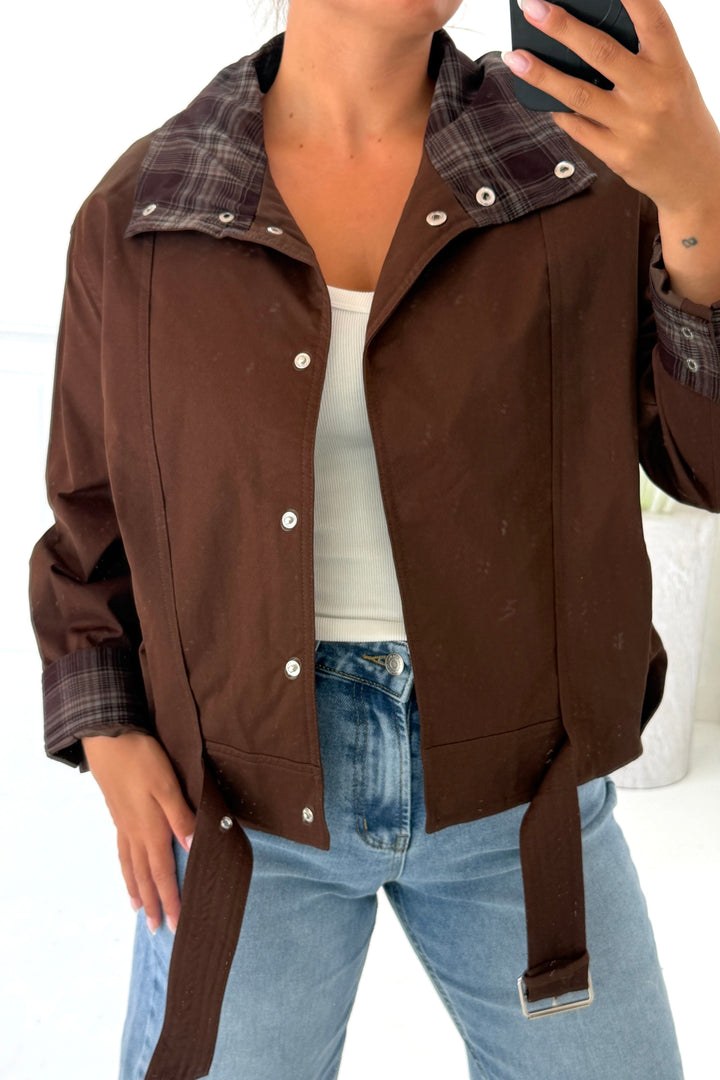 A-Bee - Zuleika Jacket - Brown Jakker 