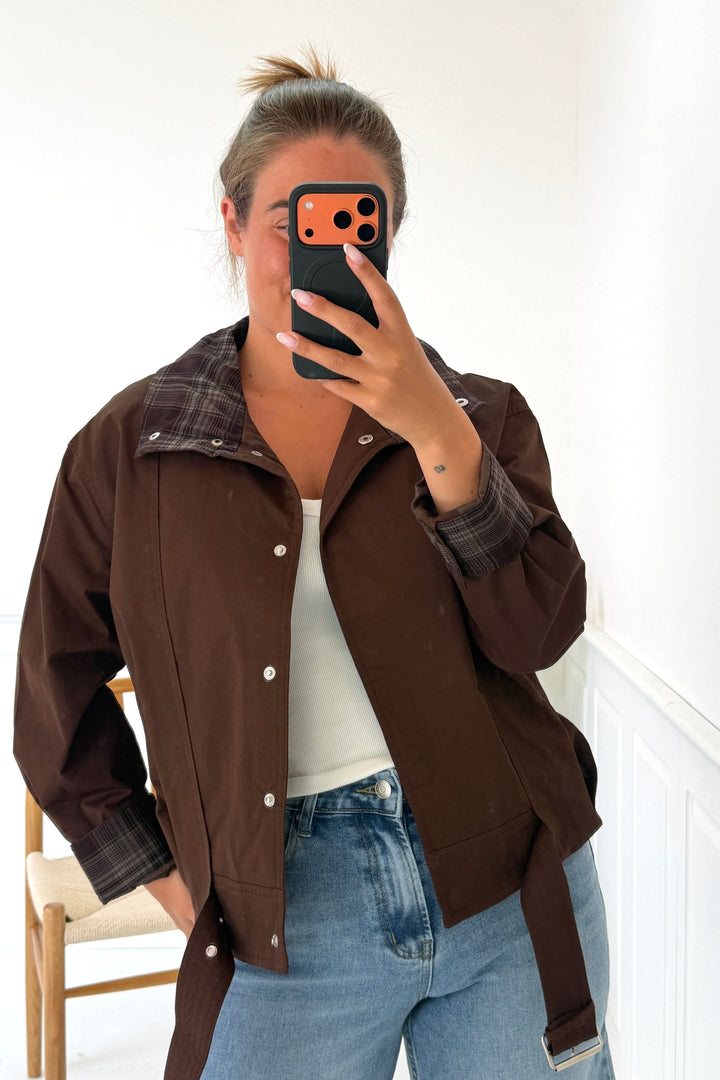 A-Bee - Zuleika Jacket - Brown Jakker 
