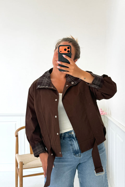 A-Bee - Zuleika Jacket - Brown Jakker 