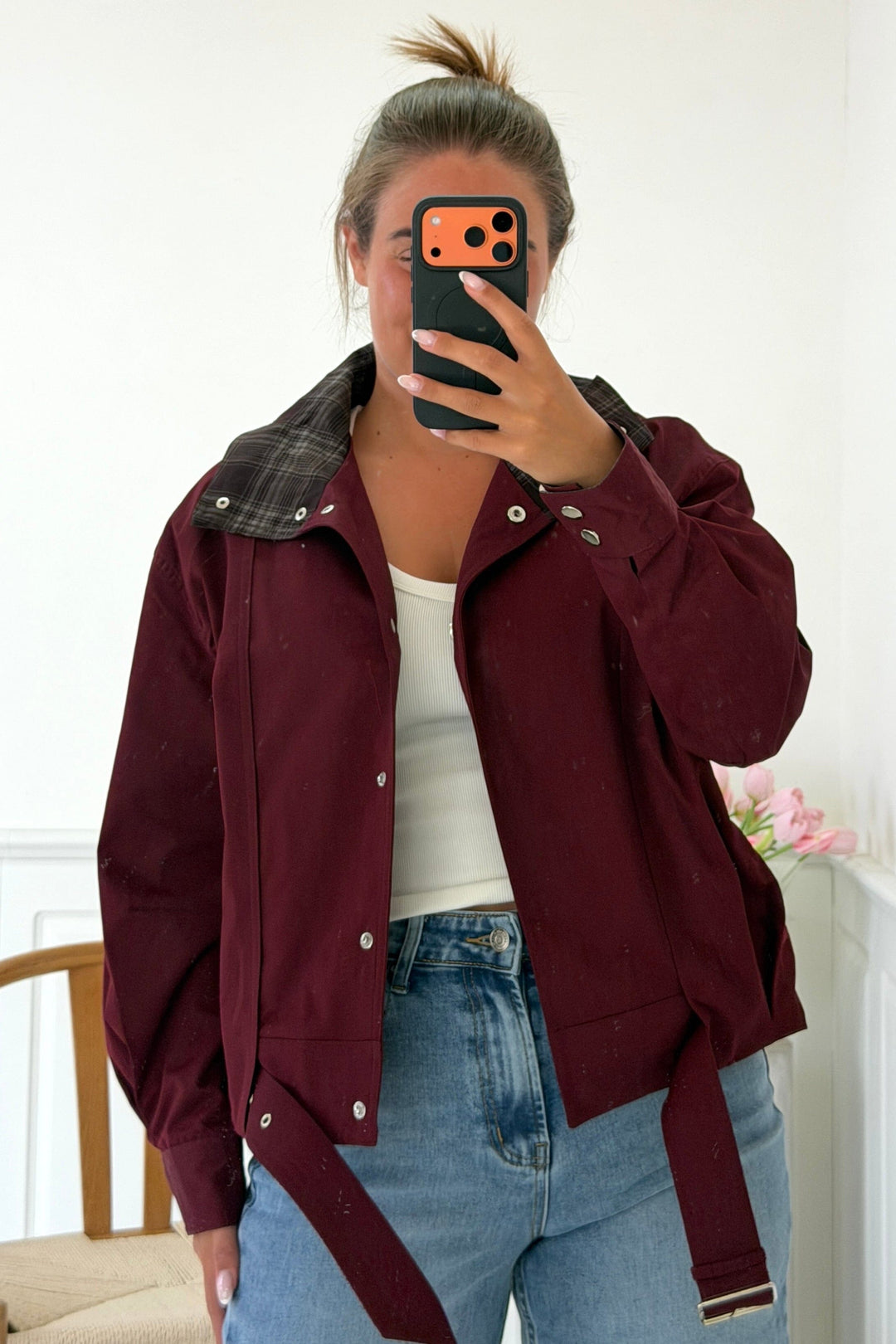 A-Bee - Zuleika Jacket - Burgundy Jakker 