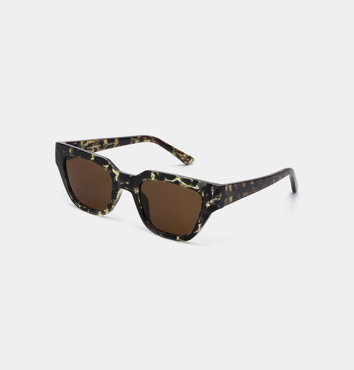 A. Kjærbede - Kaws - Black / Yellow Tortoise Solbriller 