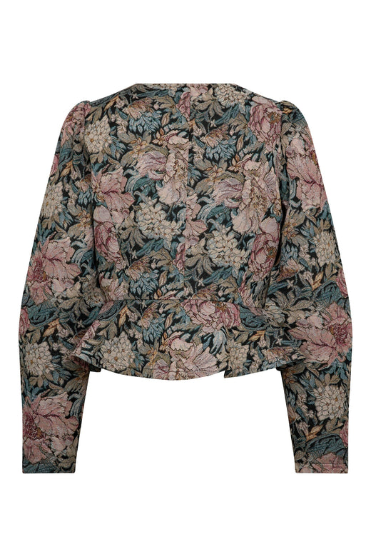 A-View - Brocade Jacket AV9406 - 311 - Sand/Black Jakker 