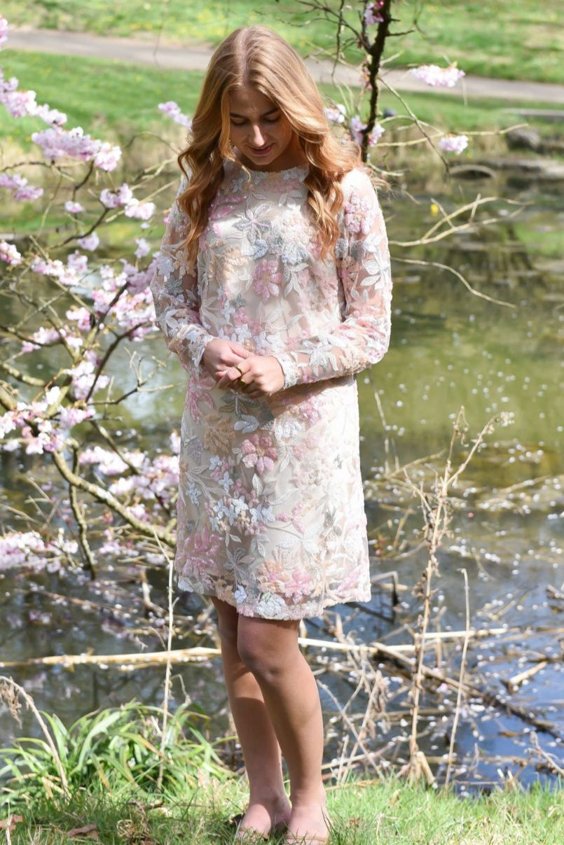 A-View - Kaprifol Dress AV7032 - 147 - Pale Rose Kjoler 