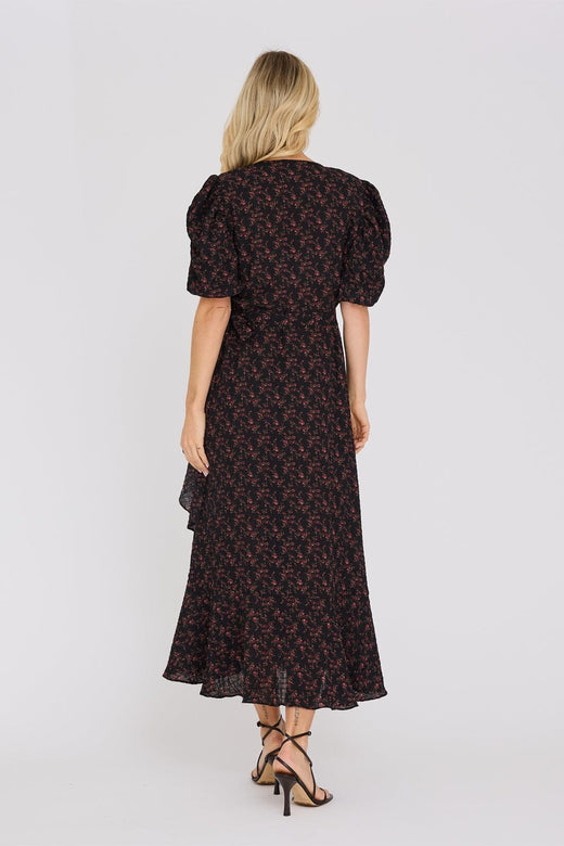 A-View - Sinda Print Dress AV5097 - 163 - Black/Pink