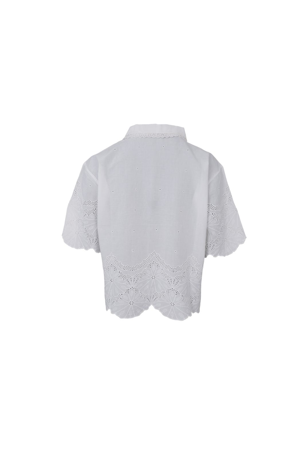 Black Colour - Bcagneta Lace Blouse 41135 - Off White