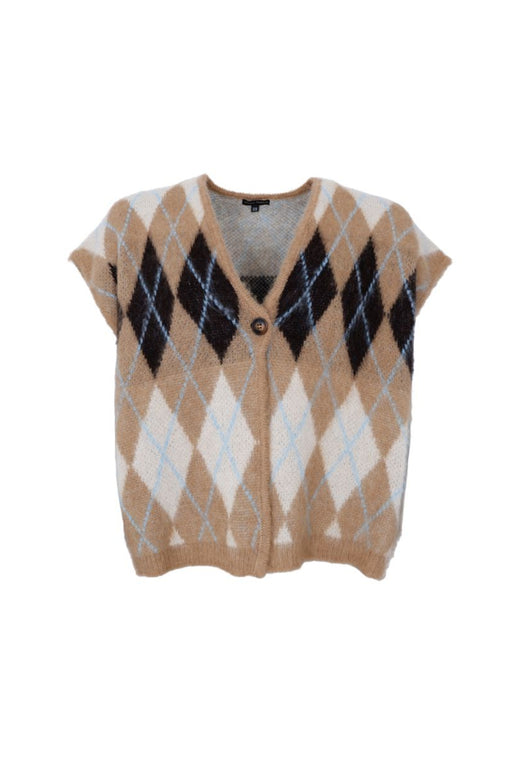 Black Colour - Bcalvina Knit Vest 41236 - Latte