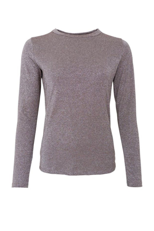 Black Colour - Bcfaye Lurex Blouse 3739 - Shirts - Taupe