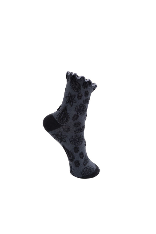 Black Colour - Bcflow Sock 8563 - Black