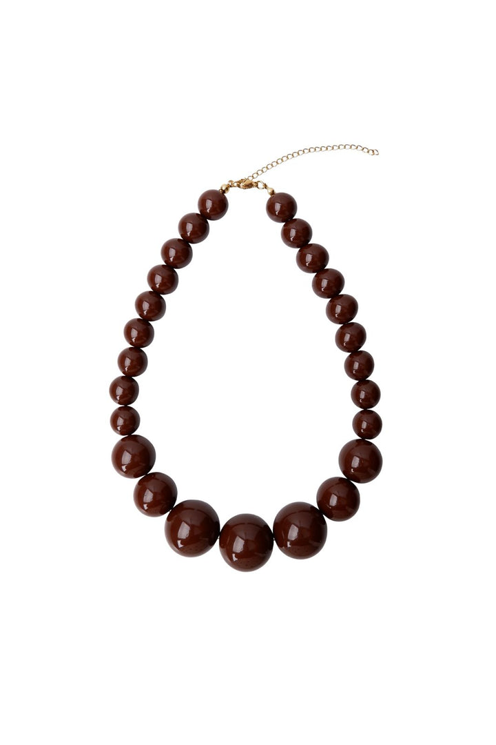 Black Colour - Bcholly Double Necklace 4562 - Coffee