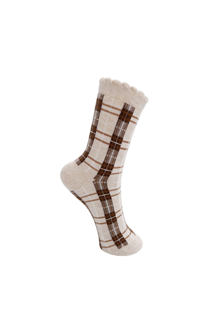 Black Colour - Bclira Sock 8552 - Creme