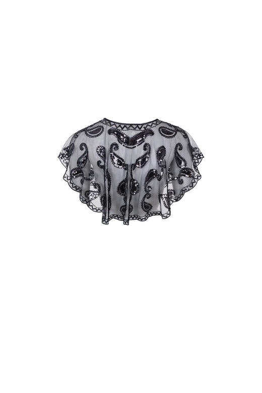 Black Colour - Bclorenza Sequins Cape 208454 - Black