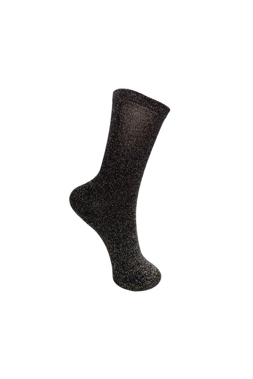 Black Colour - Bclurex Sock 4101 - Black Crystal