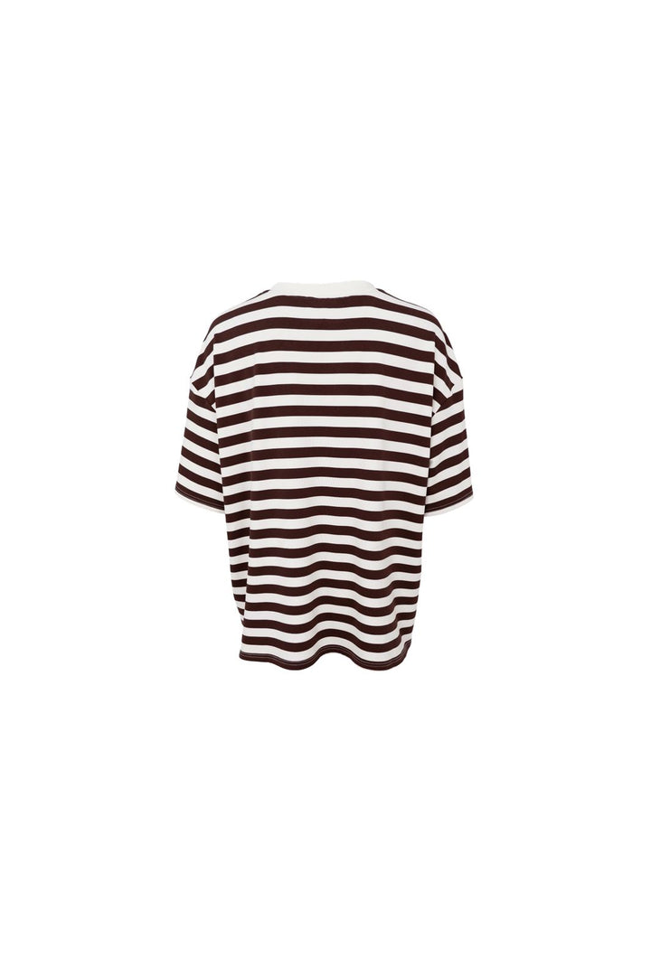 Black Colour - Bcmadelyn Big Tee 41119 - Shirts - Coffee