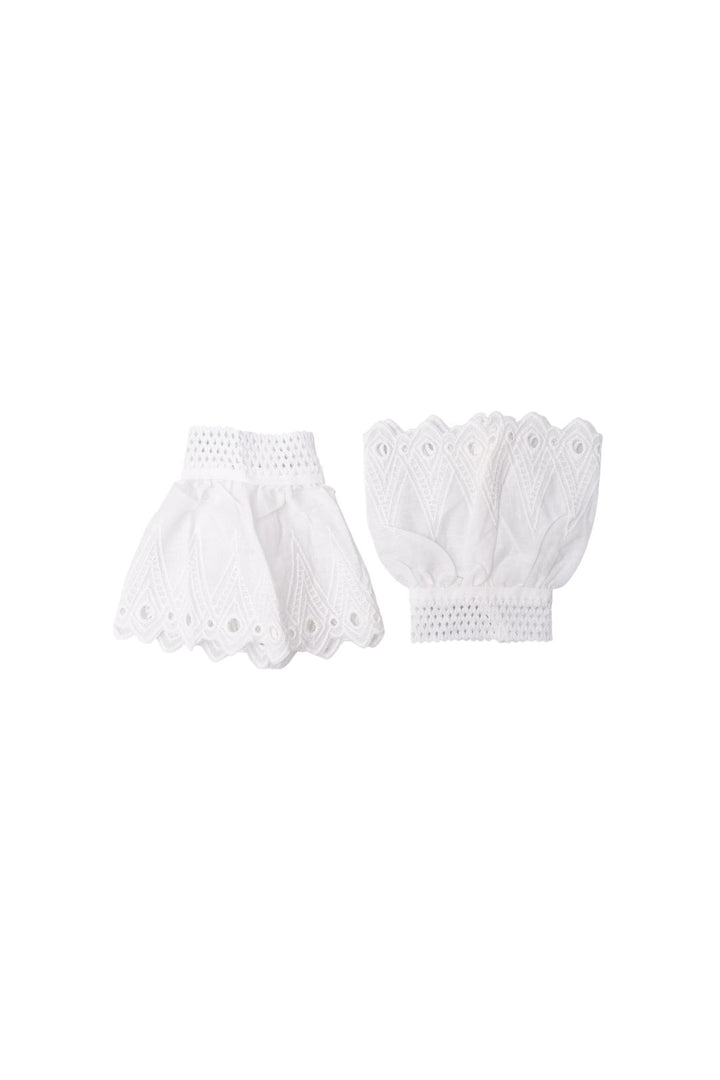 Black Colour - Bcreeva Lace Cuffs 208452 - White
