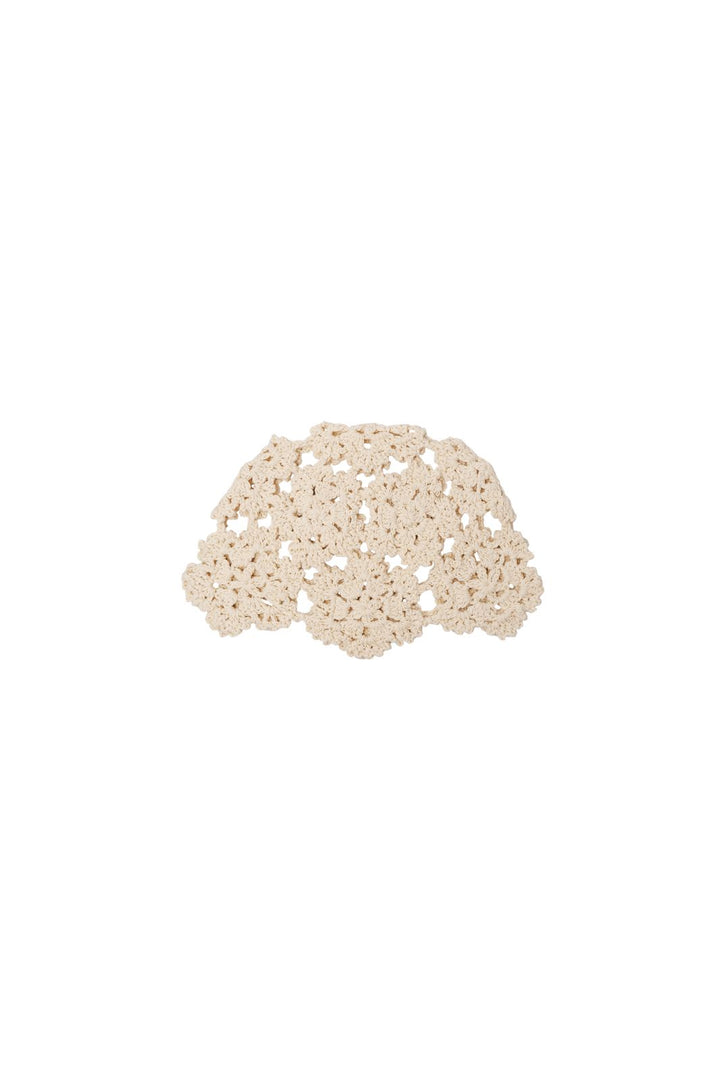 Black Colour - Bcroseanne Crochet Hat 8036 - Creme