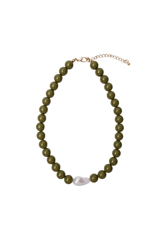 Black Colour - Bcsavina Necklace 4565 - Army