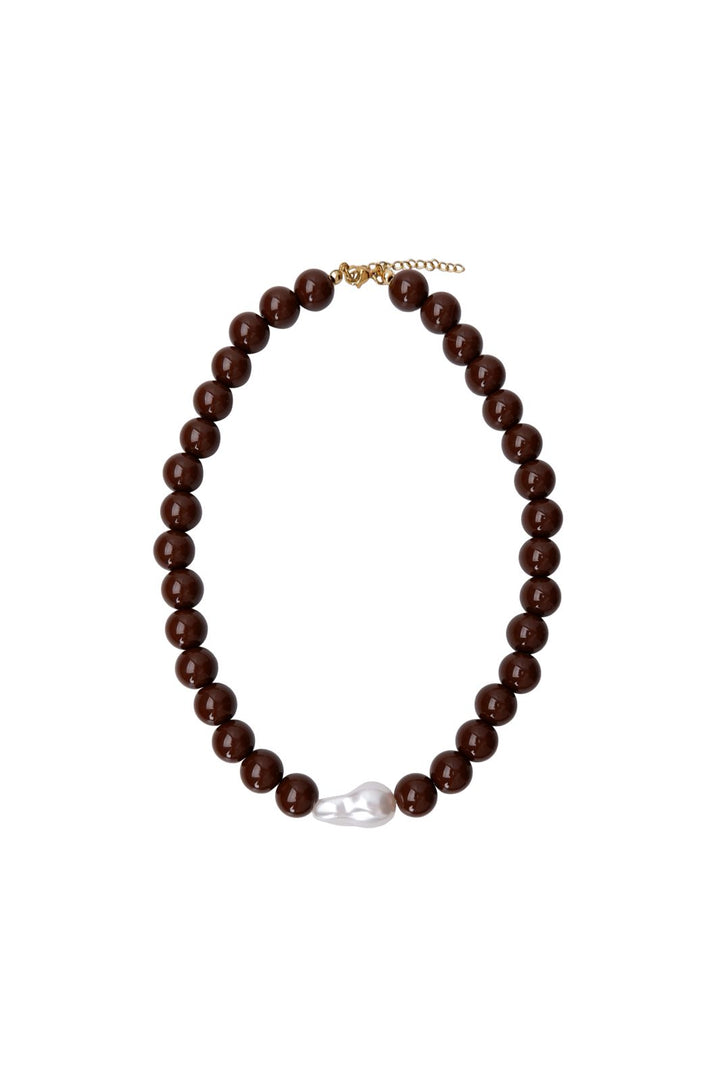 Black Colour - Bcsavina Necklace 4565 - Coffee
