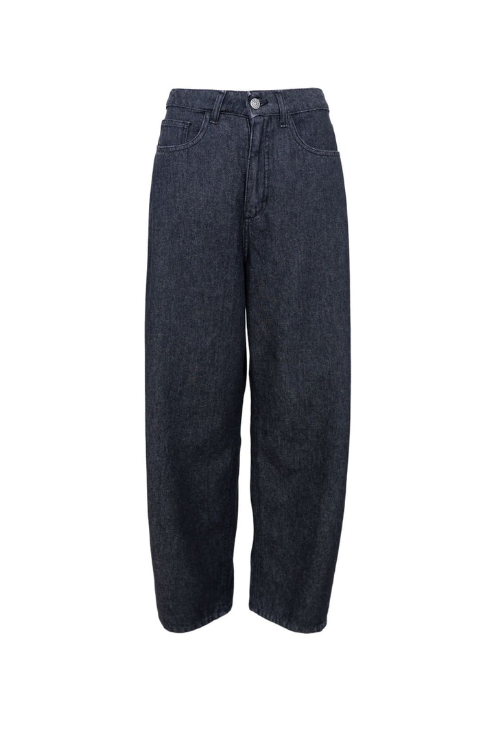 Black Colour - Bcsia Baggy Barrel Pant 41247 - Black Denim