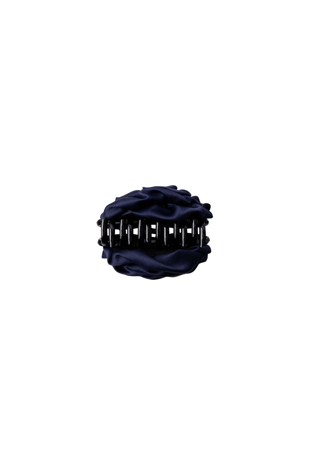 Black Colour - Bcsimona Flower Satin Hair Claw 6075 - Navy