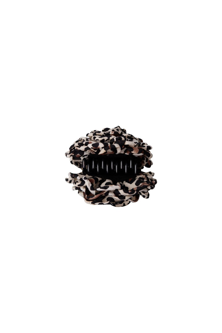 Black Colour - Bcvilla Mega Flower Hair Claw 6028 - Lt. Leo
