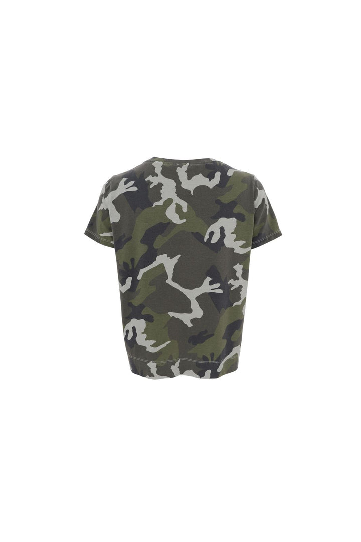 Black Colour - Bczelda S/S T-Shirt 40885 - Shirts - Brown Camouflage