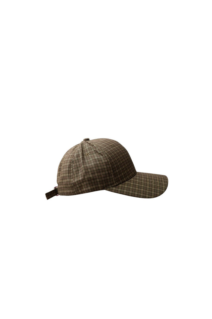 Black Colour - Bczigga Checked Cap 8058 - Army