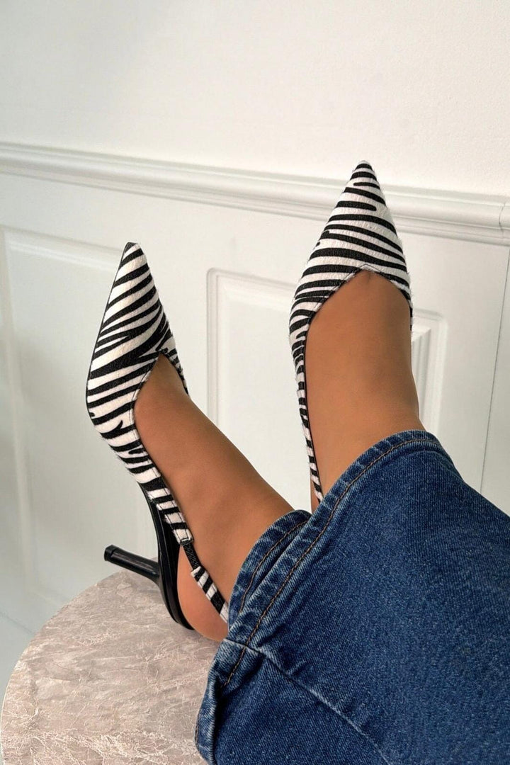 Bloom - Aubrielle Stiletto - Zebra Stiletter 