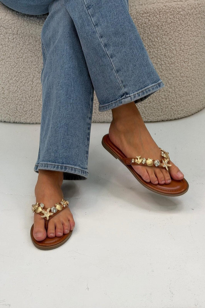 Bloom - Columbine Sandals - Camel Sandaler 