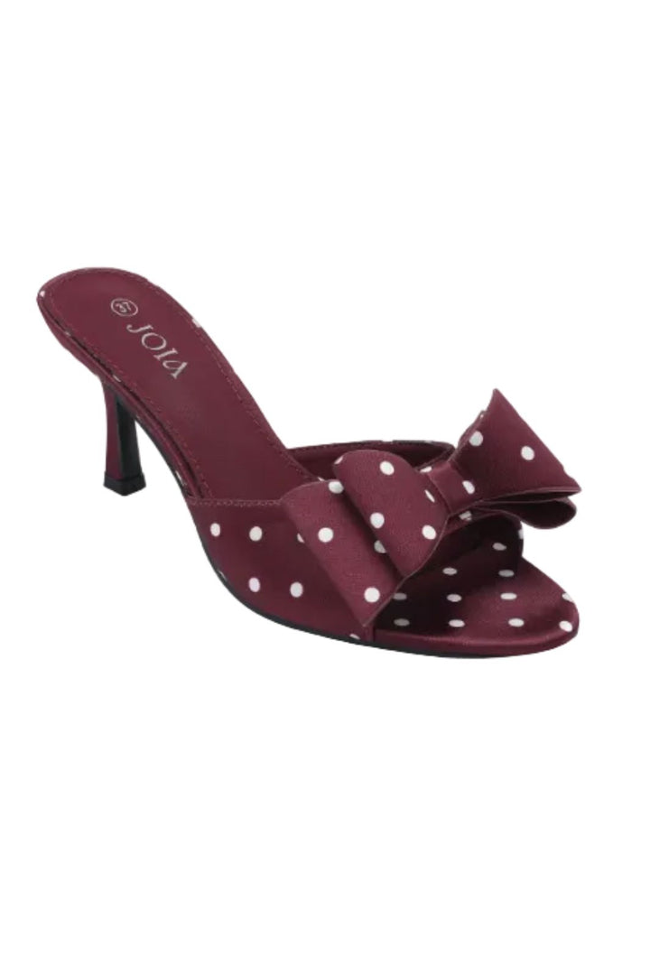 Bloom - Wallflower Stiletto - Burgundy Stiletter 