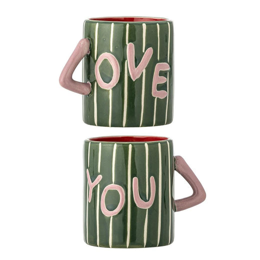 Bloomingville - Cherish Krus, Grøn, Stentøj 82063508 - Green