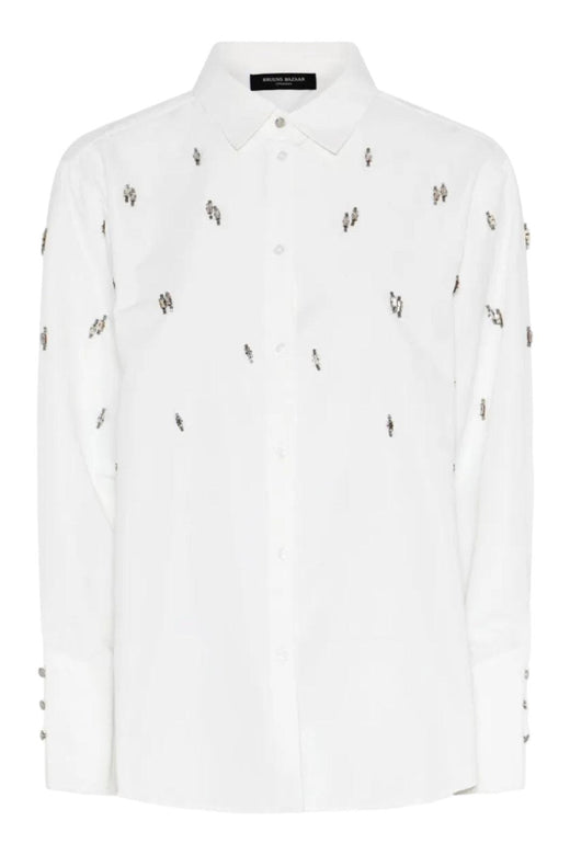 Bruuns Bazaar - Chrissibbzinne Shirt BBW4881 - Snow White